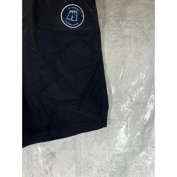 Karen Scott Women's Deep Black Mid-Rise Gemma Cotton Drawstring Shorts SZ L - Picture 3 of 10